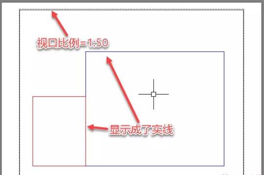 為什么CAD模型空間中設(shè)置好的虛線到布局中卻顯示為實線