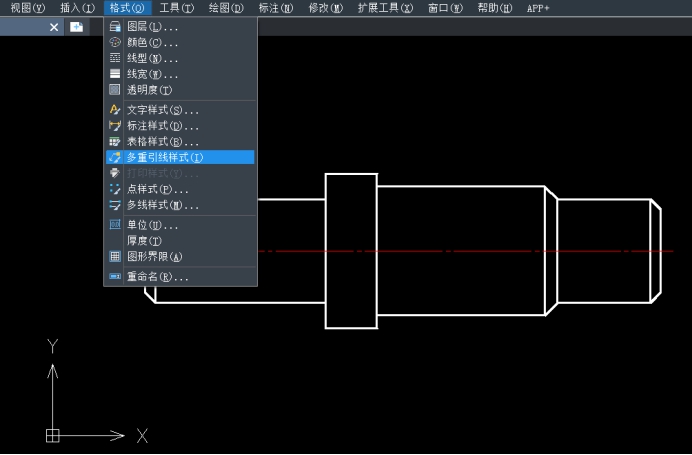 CAD中設置多重引線標注樣式的方法